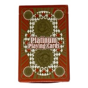 NEW Platinum Playing Cards Official Club Nintendo Collection Mario Bros 2012